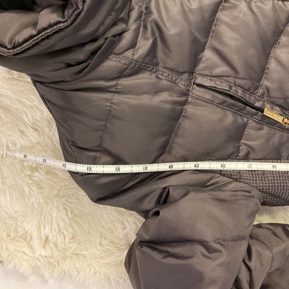 Michael Kors Down Puffer Jacket Knee Length Black Womens Size Extra Small - Picture 7 of 7